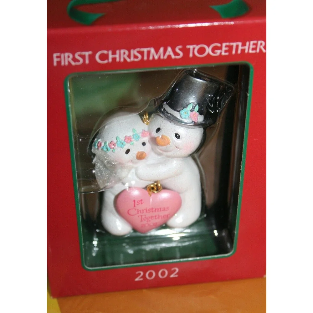American Greetings 1st Christmas Together 2002 Holiday Ornament AXOR-010H